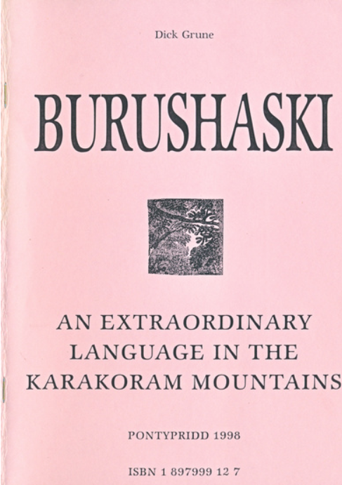 Burushask an extraordinary language